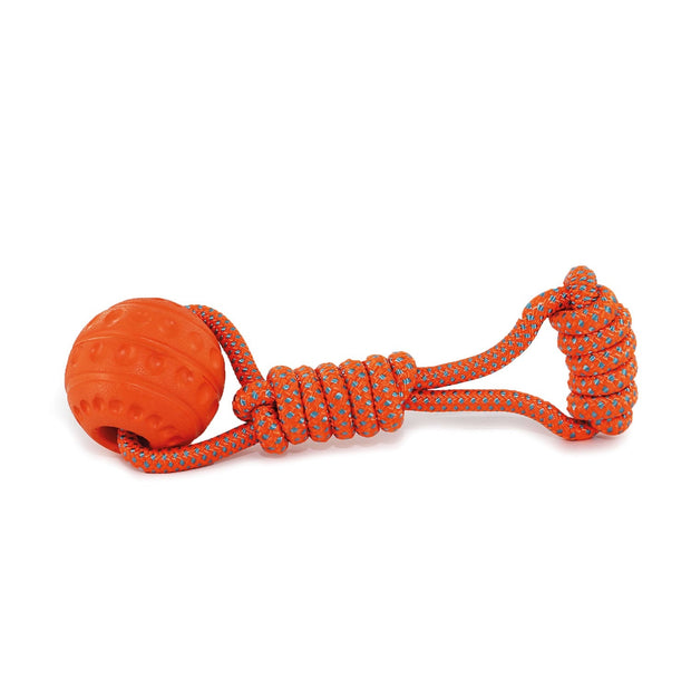 Ancol Dog Toy Ancol Jawables Ball Tug Dog Toy