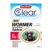 Bob Martin Dog Treatments 4 Pack Bob Martin Clear 3-in-1 Wormer Tablets for Dogs