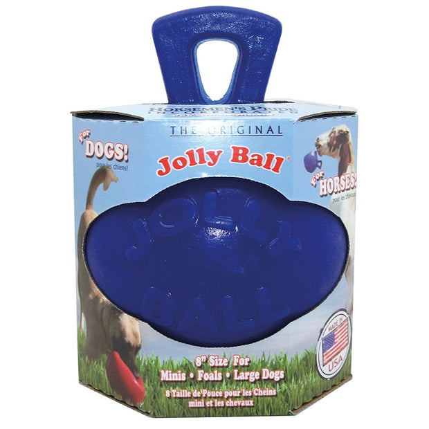 Horsemen's Pride Toy 8" / Blue Jolly Pets Dual Jolly Ball