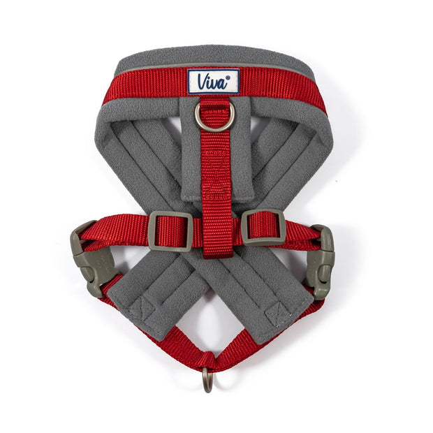 Ancol Dog Harness Medium (41x53cm) / Red Ancol Viva Padded Dog Harness