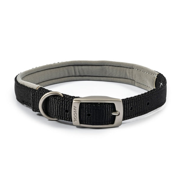Ancol Dog Collar Size 5 (39-48cm) / Black Ancol Viva Padded Dog Collar