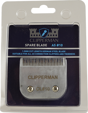 Clipperman Clippers Clipperman A5 #10 High Quality Steel Standard Blade Set