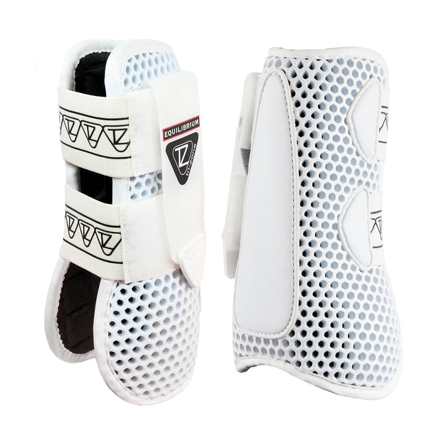 Equilibrium Products Horse Boots White / XSmall Equilibrium Tri-Zone Open Fronted Tendon Boots