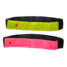 Equisafety Riding Hat Equisafety LED Hi Vis riding Hat Band Pink