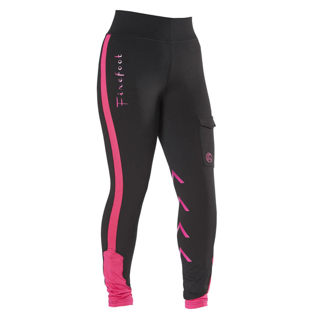 Firefoot Breeches 24" Firefoot Ripon Reflective Breeches Ladies Black/Pink