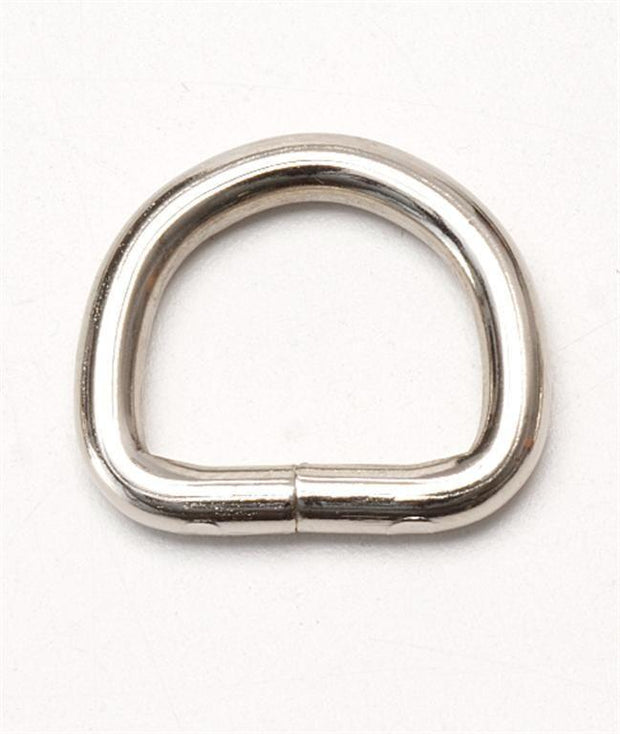 Zilco 19mm by 4mm Dee Rings - Nickel Plated