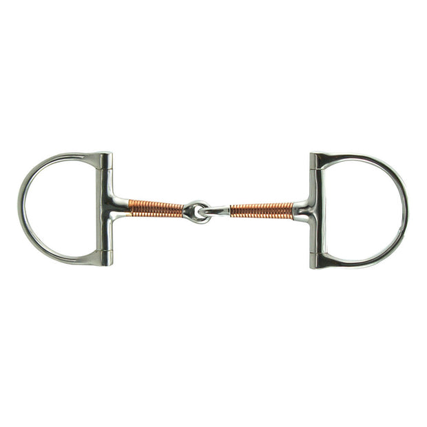 Zilco Dee Ring Snaffle with Copper Wrap 5" CLEARANCE