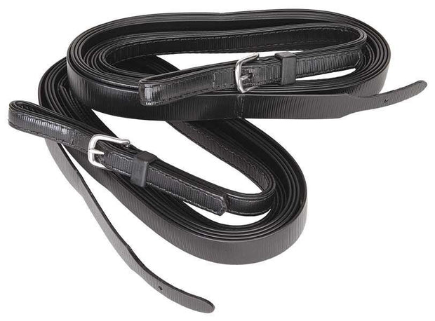 Zilco Moveable Loop Reins (3.83Mtr) - Black