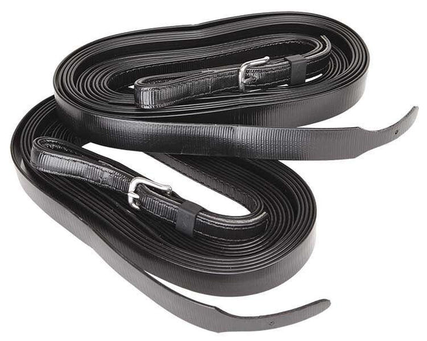 Zilco Moveable Loop Reins (4.8Mtr) - Black