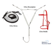 Zilco Red / Black / White Zilco Ultra Endurance Complete Set -  Bridle, Reins, Breastplate Mix n Match