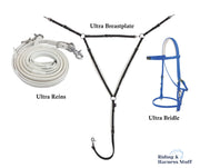 Zilco Royal / White / Black Zilco Ultra Endurance Complete Set -  Bridle, Reins, Breastplate Mix n Match