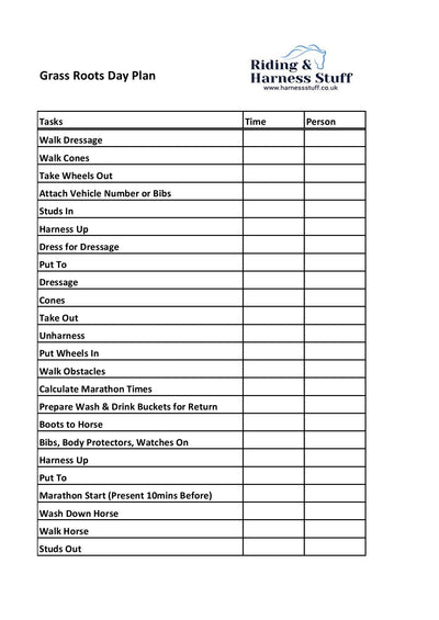 Organising Your Tasks at A Competition