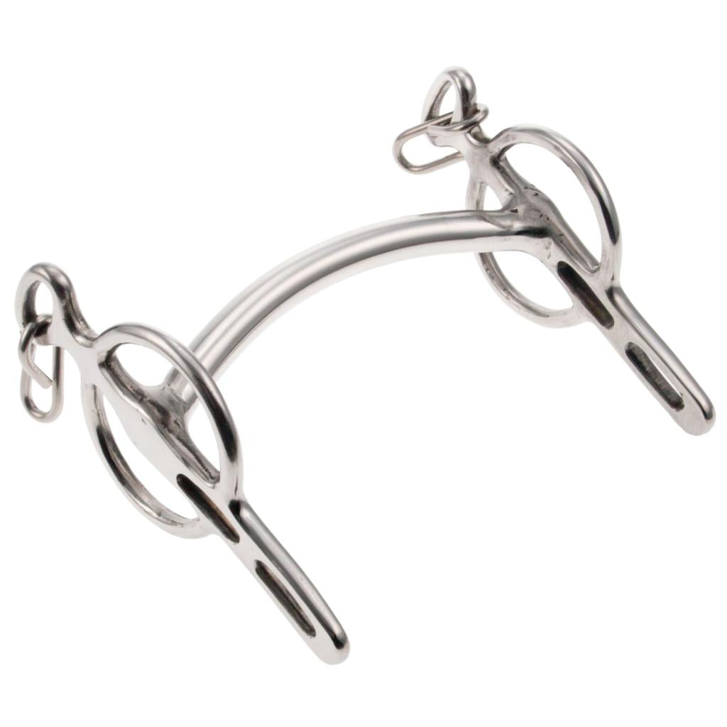 Liverpool 2-Slot Arched Mouth Fixed Cheek Driving Bit – Riding ...