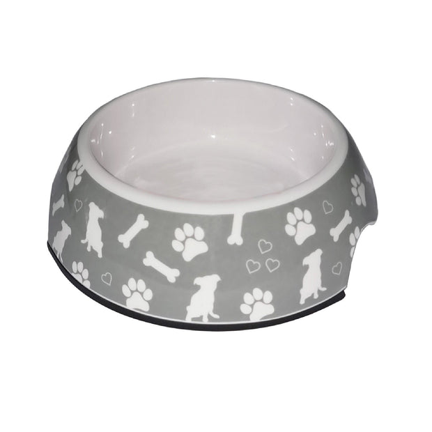 Ancol Dog Bowl 175ml Ancol Hungry Paws Feeding Bowl Paw & Bone