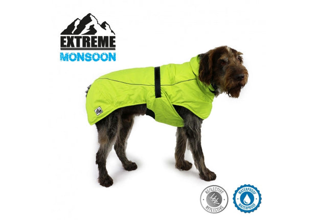 Ancol Dog Coat Ancol Extreme Monsoon Dog Coat Reflective Yellow