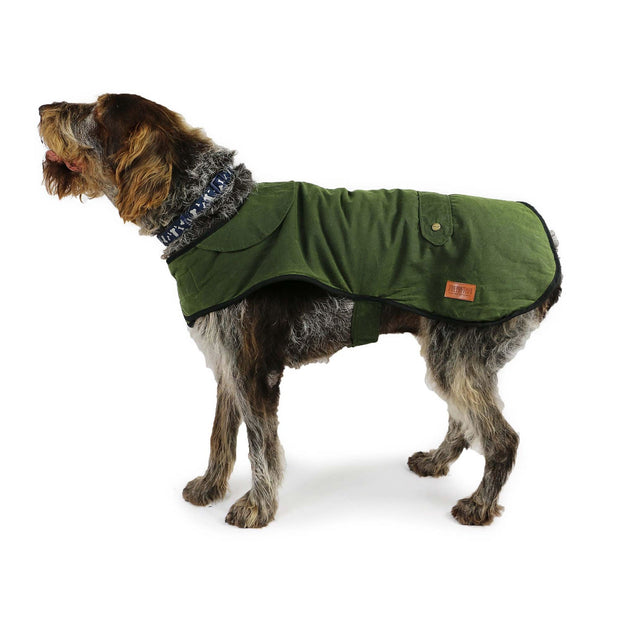 Ancol Dog Coat Ancol Heritage Collection Wax Dog Coat Green