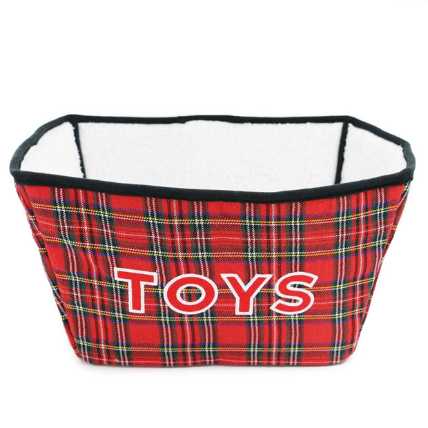 Ancol Dog Toy Ancol Tartan Dog Toy Box