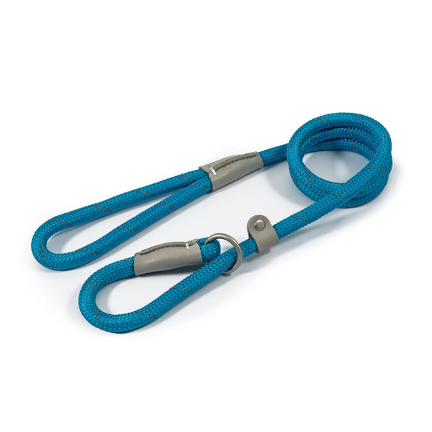 Ancol Dog Lead Blue / 150cm x 1.2cm Ancol Viva Rope Slip Dog Lead