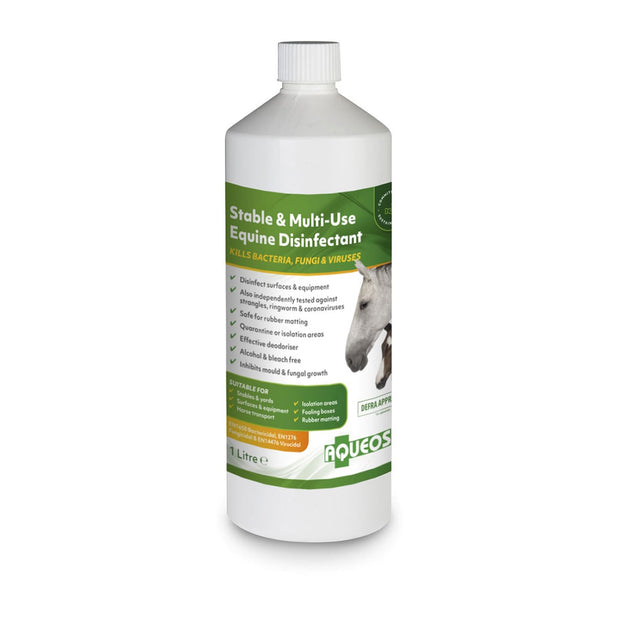 Aqueos Disinfectant 1 Lt Aqueos Stable & Multi Use Equine Disinfectant
