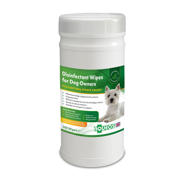 Aqueos Disinfectant 200 Wipes Aqueos Disinfectant Wipes for Dogs & Owners