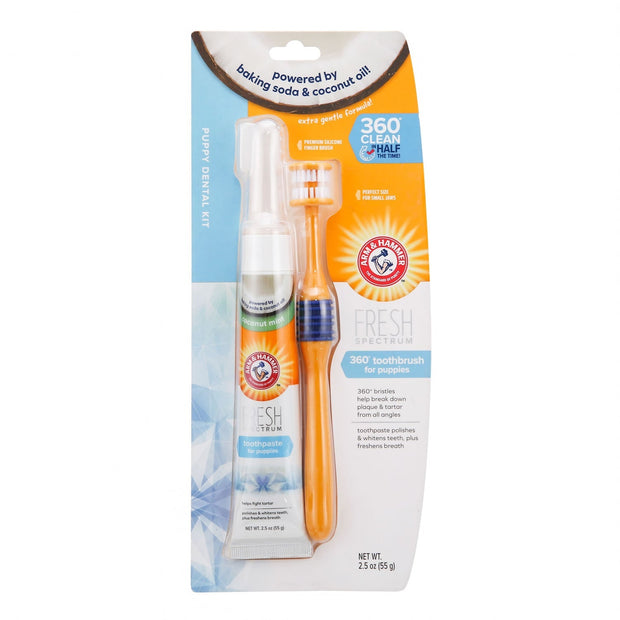 Arm & Hammer Dog Treatments Puppy/Small Dog Arm & Hammer Fresh Coconut Dental Kit