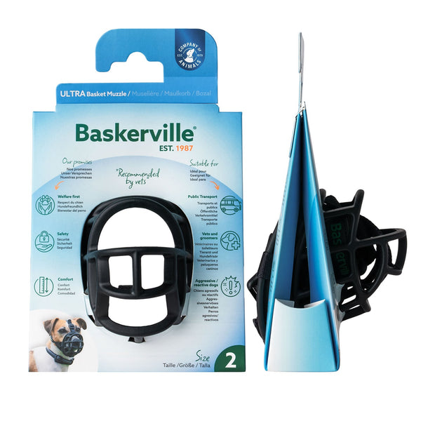 Baskerville Dog Muzzle Size 2 Baskerville Ultra Basket Muzzle