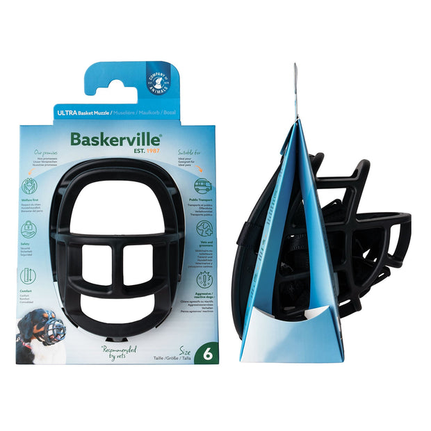 Baskerville Dog Muzzle Size 6 Baskerville Ultra Basket Muzzle