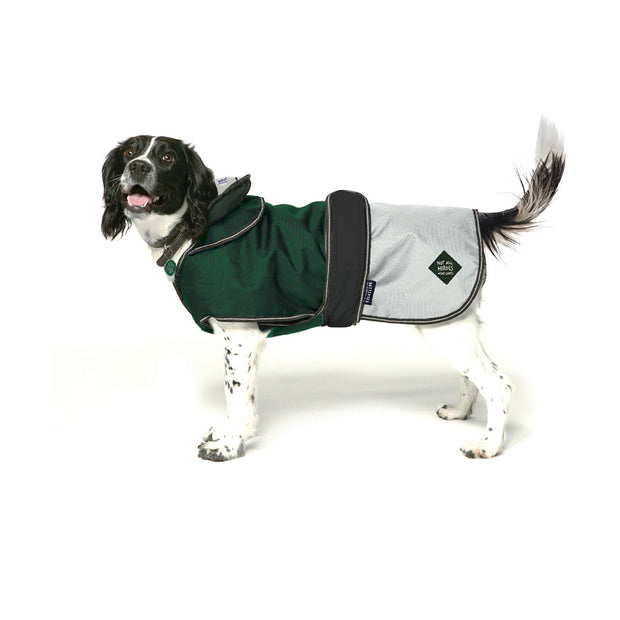Danish Design Dog Coat 25cm Danish Design Battersea 2-in-1 Dog Coat Green