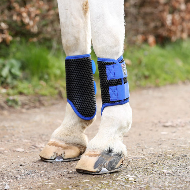 Equilibrium Products Horse Boots Equilibrium Tri-Zone Brushing Boots Blue