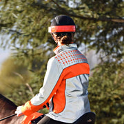 Equisafety Riding Hat Red/Orange Equisafety Hat Band SPECIAL OFFER