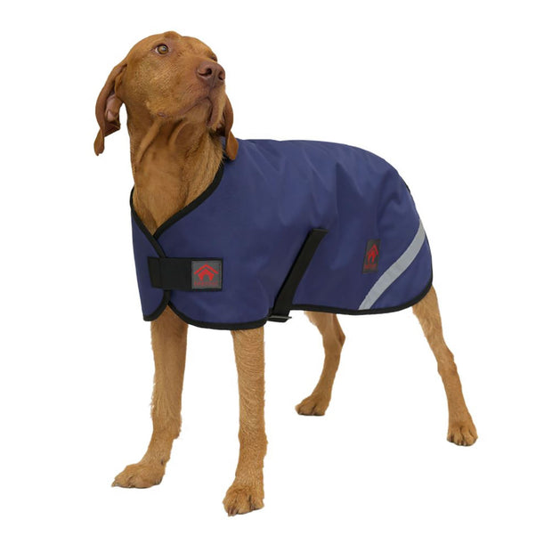 Firefoot Dog Coat 12" 30cm / Navy Firefoot Outdoor Dog Coat with Fleecy Lining