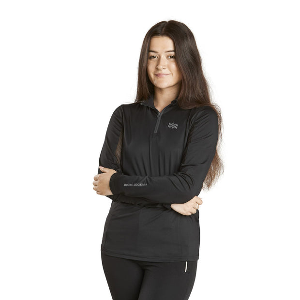 Firefoot Polo Shirt Firefoot Kilnsey Base Layer Black/Grey