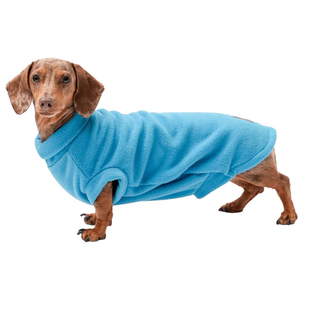 Firefoot Dog Coat XSmall / Blue Firefoot Fleece Dachshund Jumper Dog Coat
