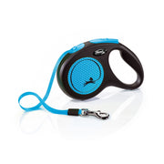 Flexi Dog Lead Blue / Medium up to 25Kg Flexi Dog Lead New Neon Tape