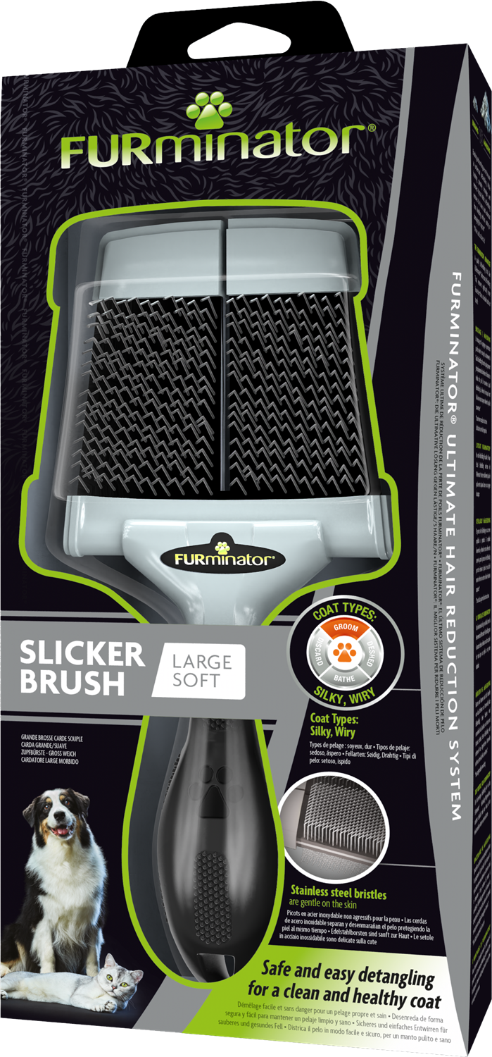 Furminator Slicker Brush Soft Riding Harness Stuff