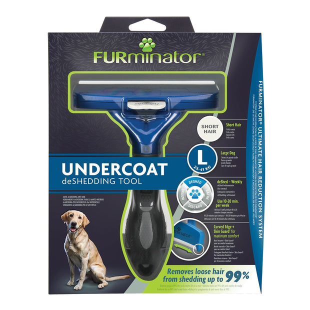 Furminator Grooming Large Furminator Undercoat Deshedding Tool For Short Haired Dogs