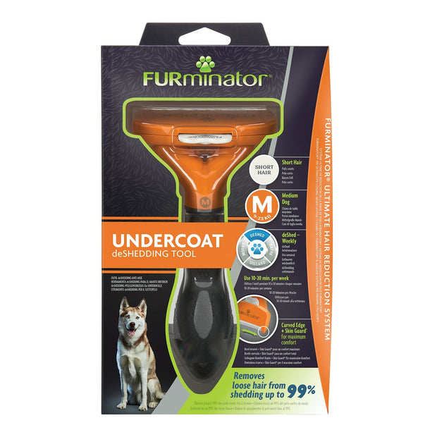 Furminator Grooming Medium Furminator Undercoat Deshedding Tool For Short Haired Dogs