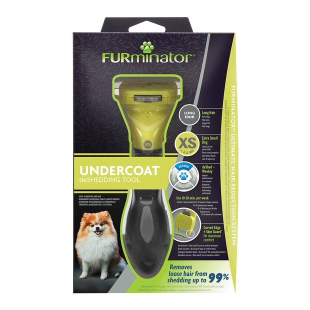 Furminator Grooming XSmall Furminator Undercoat Deshedding Tool For Long Haired Dogs