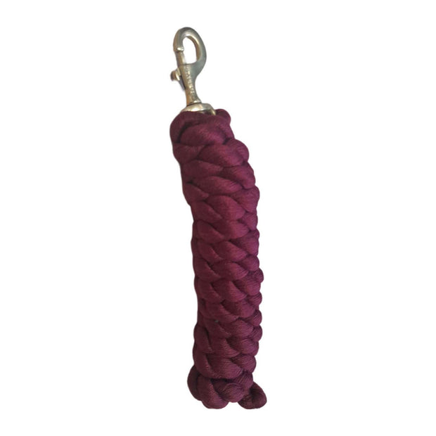 Gallop Headcollar Burgundy Gallop Premium Polycotton Lead Rope