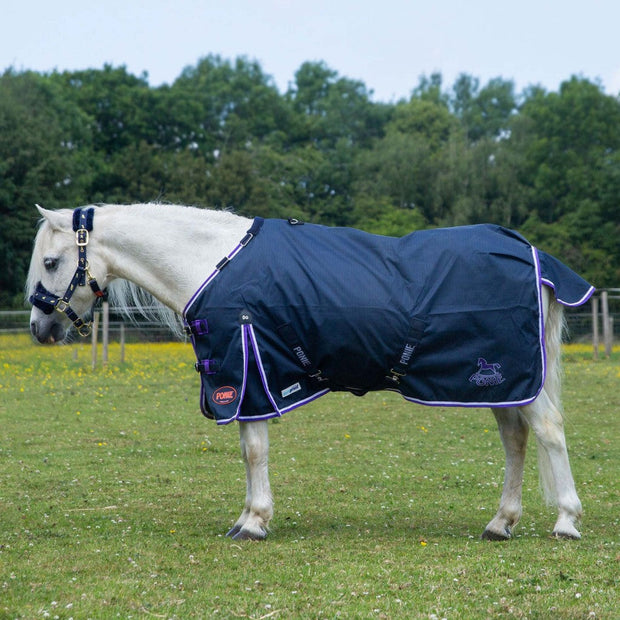 Gallop Horse Rugs Gallop Ponie Duraproof 5-Point Std Lightweight Turnout Navy