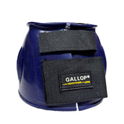 Gallop Horse Boots Pony / Blue Gallop Double Taped PVC Ribbed Over Reach Boots