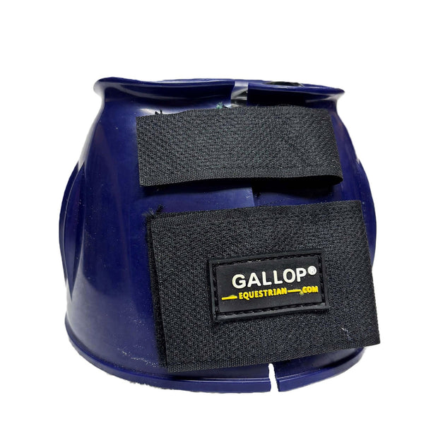 Gallop Horse Boots Pony / Blue Gallop Double Taped PVC Ribbed Over Reach Boots