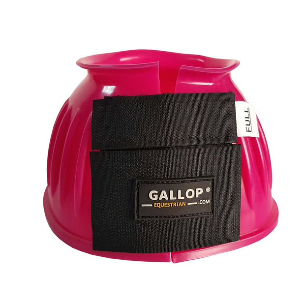 Gallop Horse Boots Pony / Fuchsia Gallop Double Taped PVC Ribbed Over Reach Boots