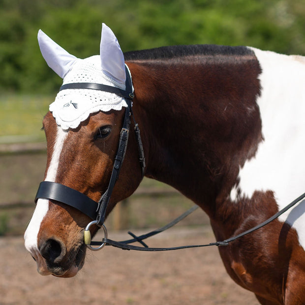 Gallop Muffler Pony Gallop Classic Fly Veil White