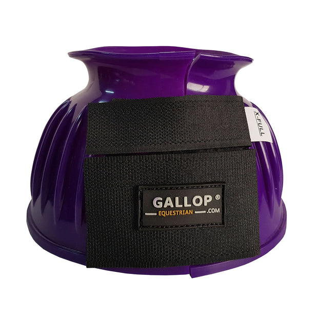 Gallop Horse Boots Pony / Purple Gallop Double Taped PVC Ribbed Over Reach Boots