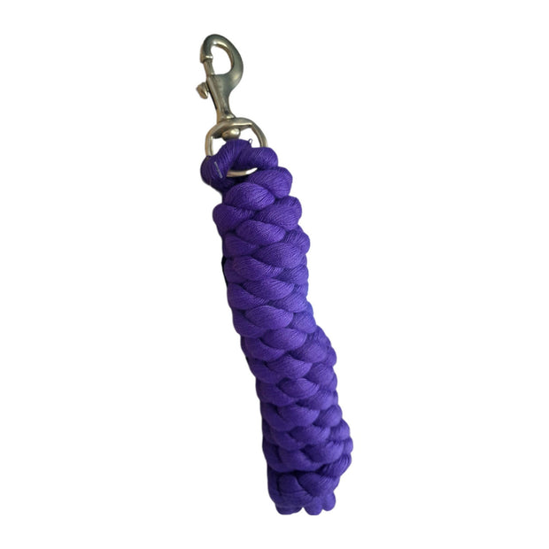 Gallop Headcollar Purple Gallop Premium Polycotton Lead Rope