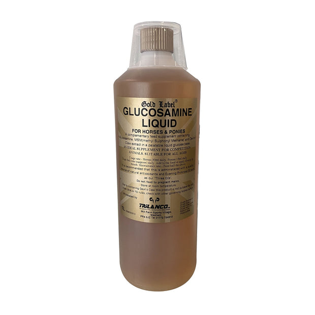 Gold Label Horse Vitamins & Supplements 1Lt Gold Label Glucosamine Liquid
