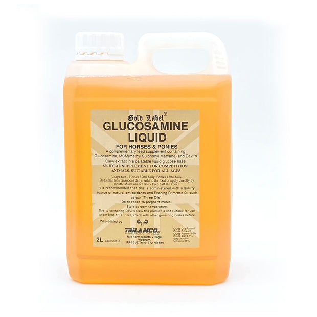 Gold Label Horse Vitamins & Supplements 2Lt Gold Label Glucosamine Liquid