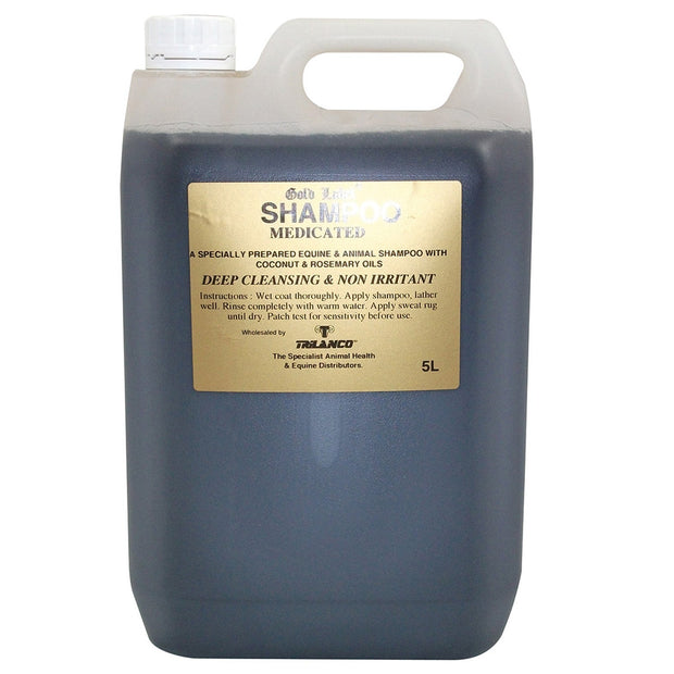 Gold Label Horse Shampoo & Washes 5Lt Gold Label Medicated Shampoo