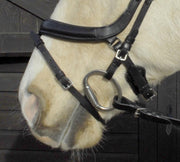 Heritage Bridle Pony / Havana Heritage Anatomical Flash Bridle CLEARANCE PONY HAVANA